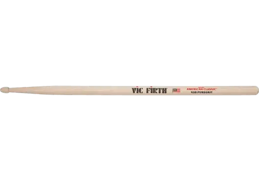 VIC FIRTH Baguettes 5B American Classic Hickory Extreme Pure Grit Authentique