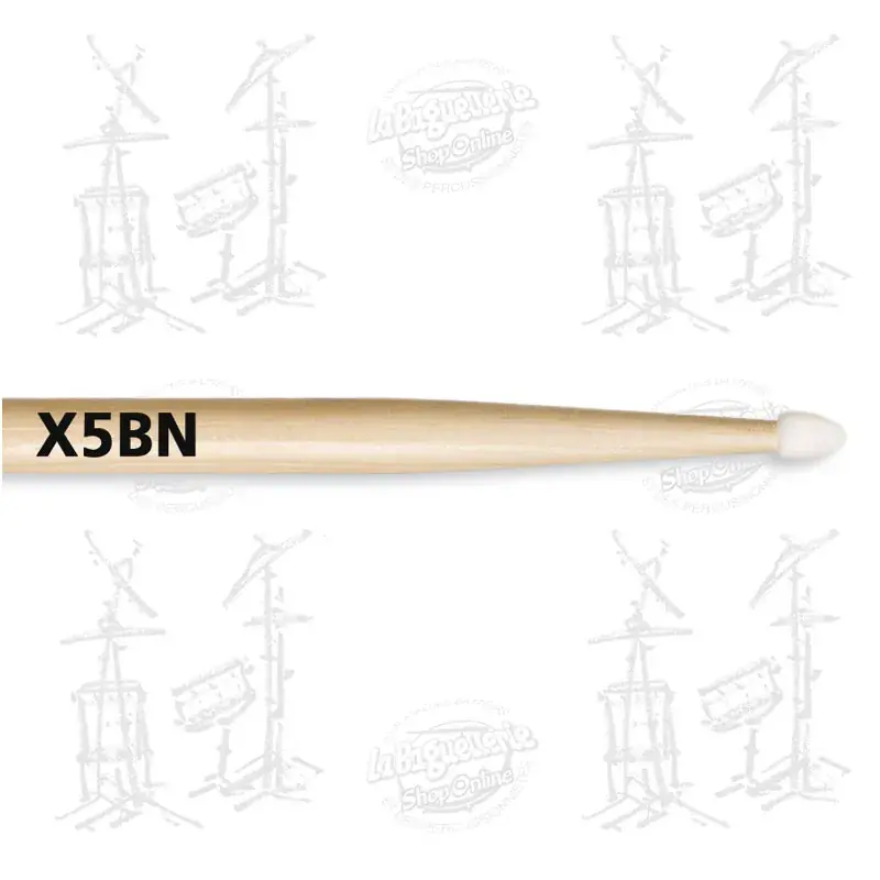 Produit De Marque VIC FIRTH Baguettes 5B American Classic Hickory Extreme Nylon Grip