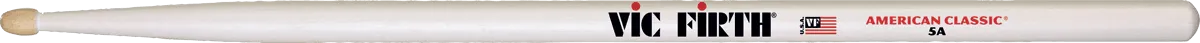 VIC FIRTH Baguettes 5A American Classic Hickory White Vente Flash