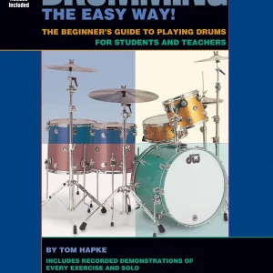 Certifié Cherry Lane Drumming the Easy Way! - Hapke - Drum Set - Book/Audio Online