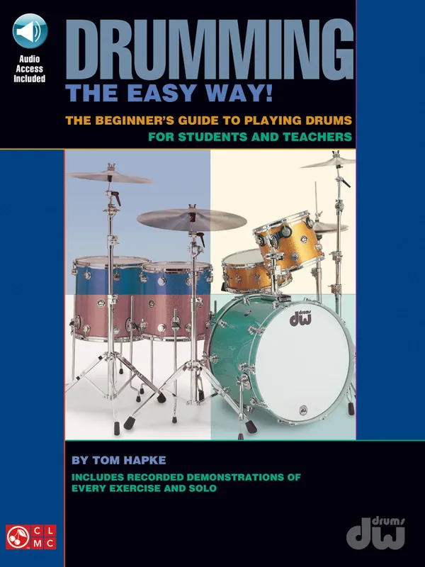 Certifié Cherry Lane Drumming the Easy Way! - Hapke - Drum Set - Book/Audio Online