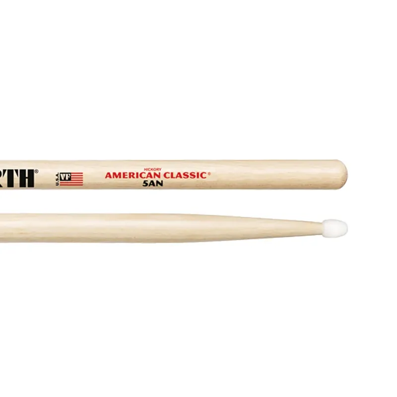 Vente Directe VIC FIRTH Baguettes 5A American Classic Hickory Nylon