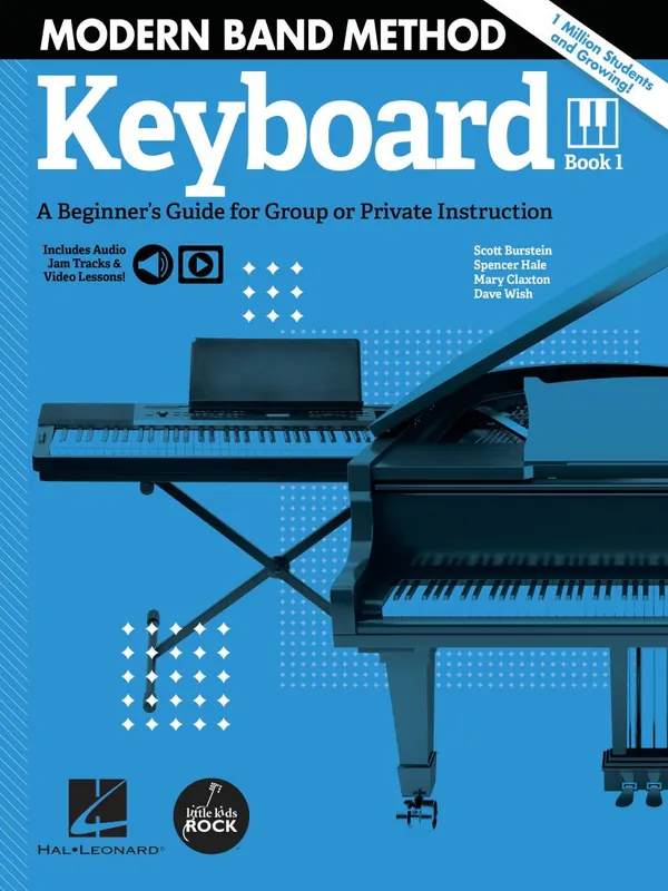 Remise Hal Leonard Modern Band Method, Book 1 - Keyboard - Book/Media Online