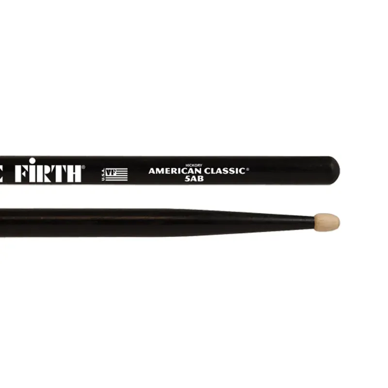 VIC FIRTH Baguettes 5A American Classic Hickory Black Prix Bas