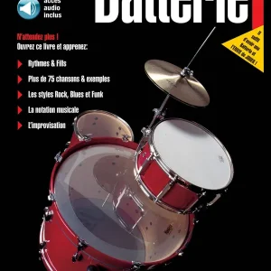 Commander Maintenant Hal Leonard FastTrack Drums Method Book 1 (French Edition) - Mattingly/Neely - Drum Set - Book/Audio Online