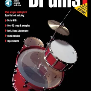 Achetez Aujourd'hui Hal Leonard FastTrack Drums Method Book 1 - Mattingly/Neely - Drum Set - Book/Audio Online