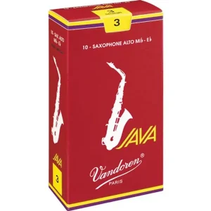 Satisfait Ou Remboursé VANDOREN JAVA ROUGE ANCHES SAXOPHONE ALTO 1.5