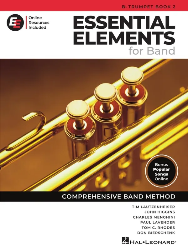 Hal Leonard Essential Elements for Band, Book 2 with EEi (2025) - Bb Trumpet - Book/Media Online Offre Exclusive