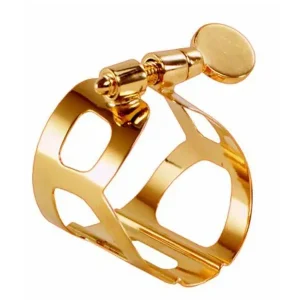 BG L11 LIGATURE TRADITION SAXOPHONE ALTO plaquée or avec couvre bec Paiement Sécurisé