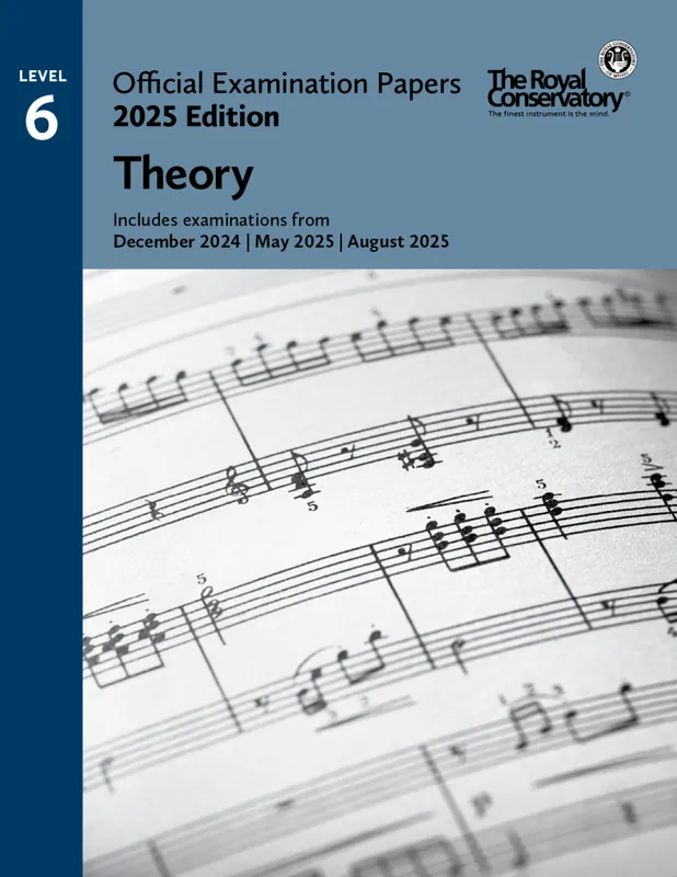 Frederick Harris Music Company RCM Official Examination Papers 2025 Edition Theory, Level 6 - Book Prix Cassé