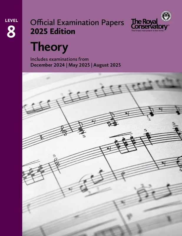 Must-Have Frederick Harris Music Company RCM Official Examination Papers 2025 Edition Theory, Level 8 - Book