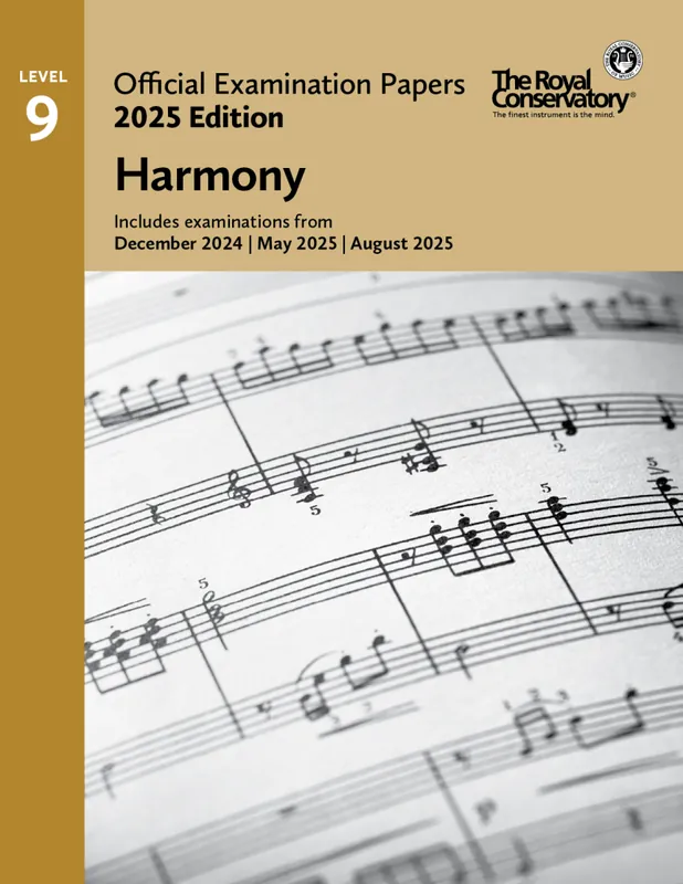 Frederick Harris Music Company RCM Official Examination Papers 2025 Edition Harmony, Level 9 - Book Satisfait Ou Remboursé