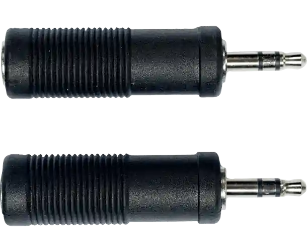 AD06 ADAPTATEUR JACK STEREO MALE 3.5 / JACK 6.35 STEREO FEMELLE (LA PAIRE) Satisfait Ou Remboursé