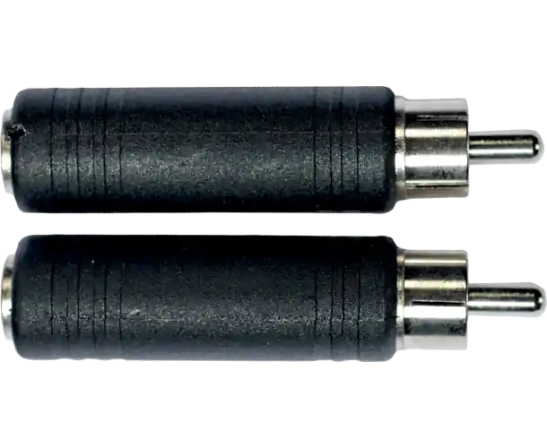 ADAPTATEUR RCA MALE / JACK MONO FEMELLE (LA PAIRE) Nouvel Arrivage