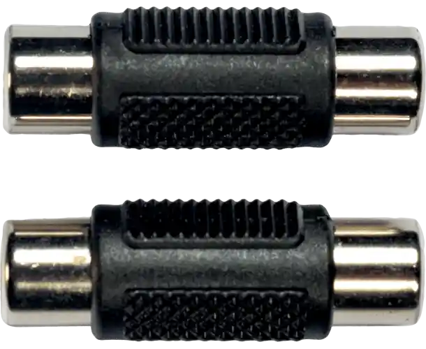 AD11 ADAPTATEUR MANCHON RCA FEMELLE / RCA FEMELLE (LA PAIRE) Promotion Saisonnière