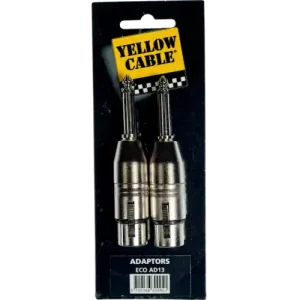 Acheter En Ligne AD13 ADAPTATEUR JACK MONO MALE / RCA FEMELLE (LA PAIRE)