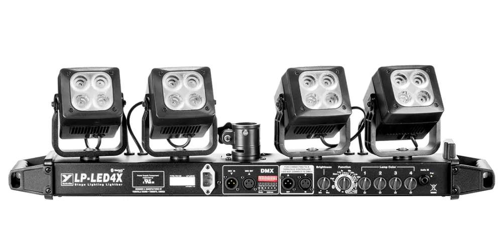 Yorkville Sound LP-LED4X Four Pod High Performance LED Lighting System Acheter Direct