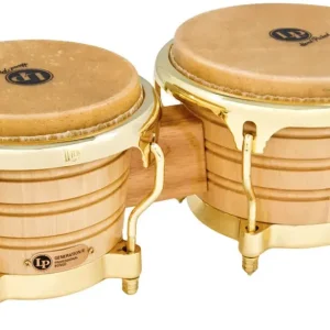 Dernier Modèle LATIN PERCUSSION LP201AX2AW Bongos Generation Ii Natural Gold