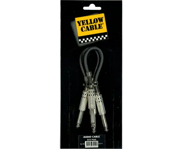 Pas Cher P020 RACCORDS PATCH JACK/JACK 20CM (LA PAIRE)