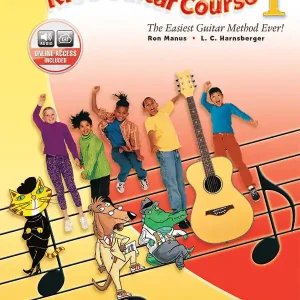 Must-Have Alfred Publishing Alfred‘s Kid‘s Guitar Course 1 - Manus/Harsberger - Guitar - Book/Audio Online