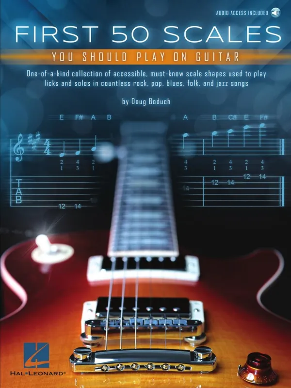 Nouveauté Hal Leonard First 50 Scales You Should Play on Guitar - Boduch - Guitar - Book/Audio Online