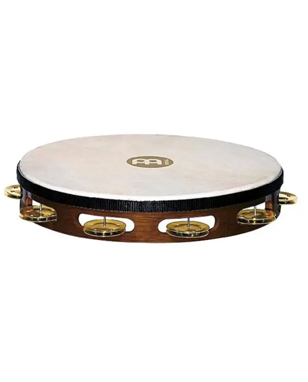 Acheter Direct MEINL TAH1B-AB AVEC PEAU TAMBOURIN BOIS BRUN - 1 RANGEE LAITON