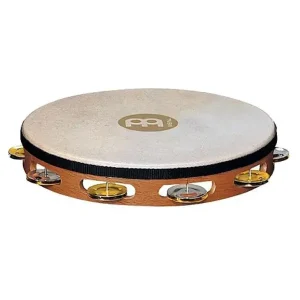 MEINL TAH1MSNT TAMBOURIN RECORDING-COMBO BOIS AVEC PEAU - 1 RANGEE Prix Bas