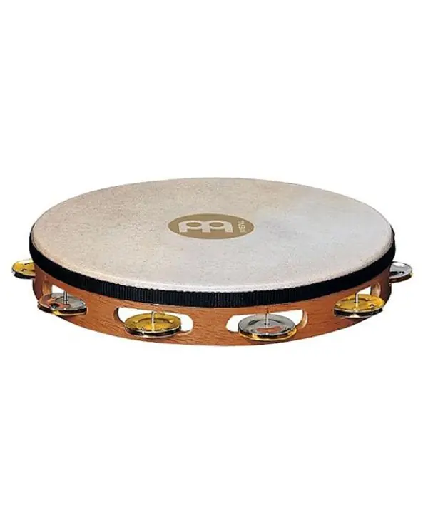 MEINL TAH1MSNT TAMBOURIN RECORDING-COMBO BOIS AVEC PEAU - 1 RANGEE Prix Bas