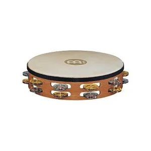 Jusqu'à Épuisement Des Stocks MEINL TAH2MSNT TAMBOURIN RECORDING-COMBO BOIS AVEC PEAU - 2 RANGEES