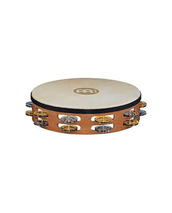 Jusqu'à Épuisement Des Stocks MEINL TAH2MSNT TAMBOURIN RECORDING-COMBO BOIS AVEC PEAU - 2 RANGEES