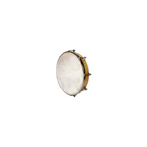 Prix Promo FUZEAU TAMBOURIN 25 CM PEAU NATURELLE + VIS SS CYMBALETTES REF.572