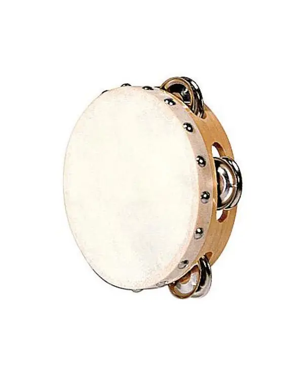 Produit De Marque FUZEAU TAMBOURIN 15 CM PEAU NATURELLE + CYMBALETTES REF.593