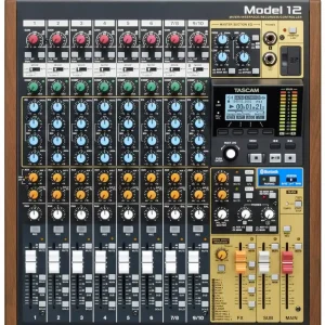 Promotion Saisonnière Tascam Model 12 Mixer / Interface / Recorder / Controller, 12x10 Channel