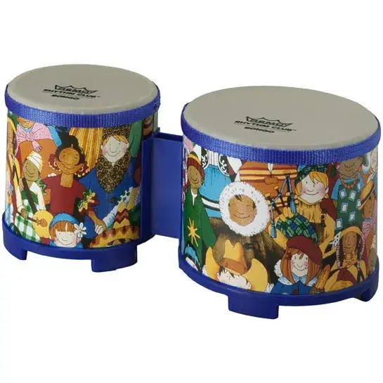 Satisfait Ou Remboursé Bongos Remo Rhythm Club 5/6 X 5.5"