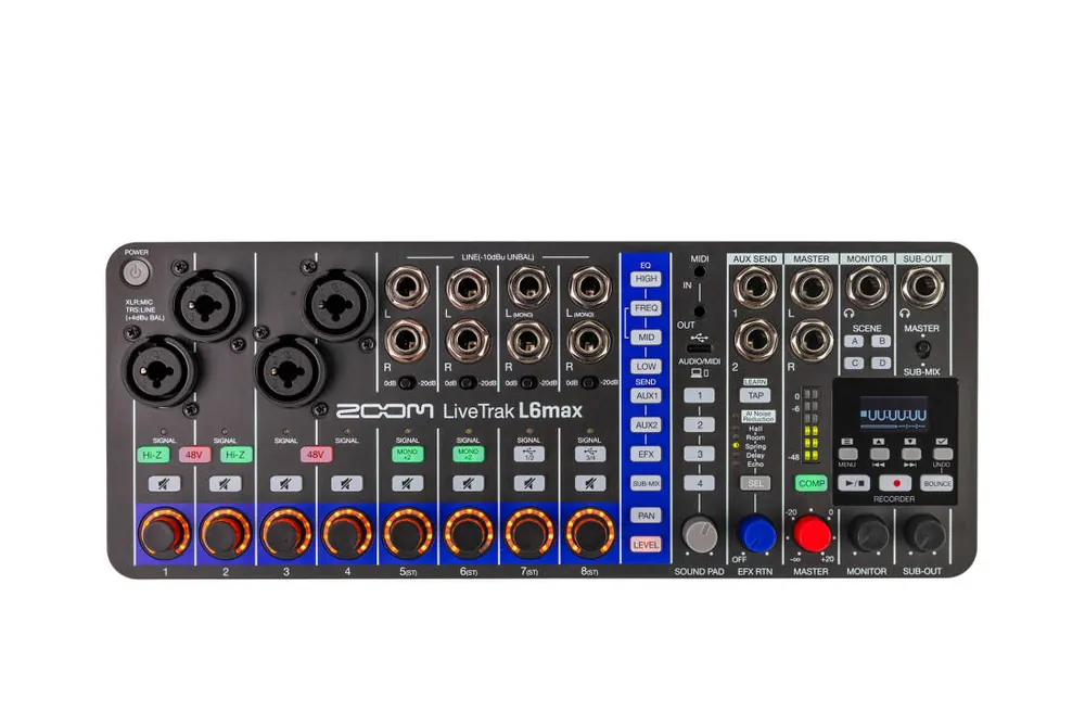 Zoom LiveTrak L6max 12-Channel Mixer & Recorder Meilleur Choix