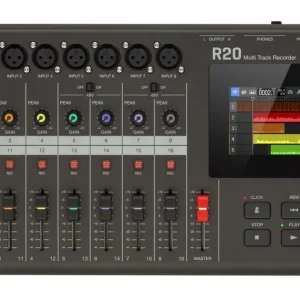 Zoom R20 16 Track Recorder with Touchscreen Interface Pas Cher