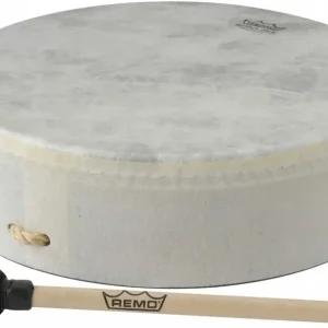 Pas Cher Buffalo Drum Remo 12 X 3.5" Fiberskyn + Batte