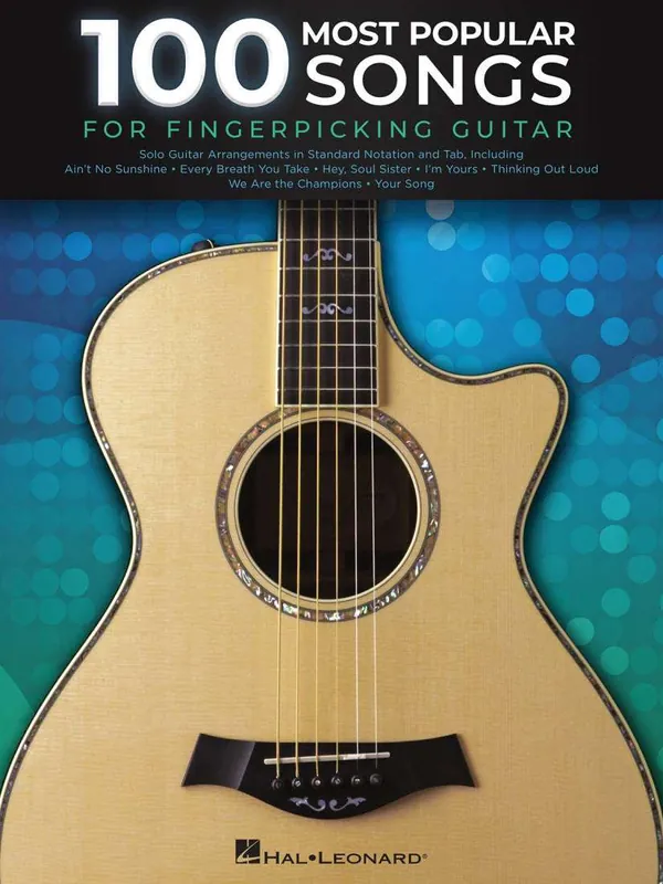 Hal Leonard 100 Most Popular Songs for Fingerpicking Guitar - Guitar TAB - Book Usine Directe