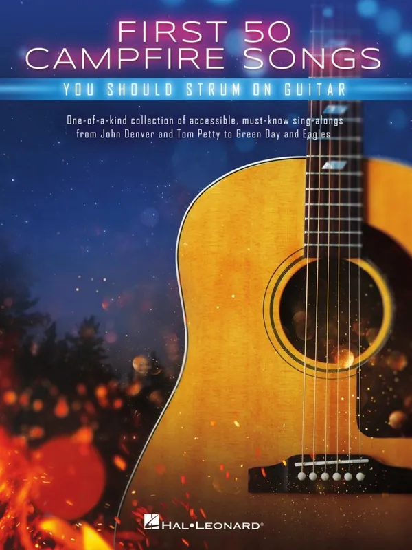 Promotion Hal Leonard First 50 Campfire Songs You Should Strum on Guitar - Guitar/Lyrics - Book