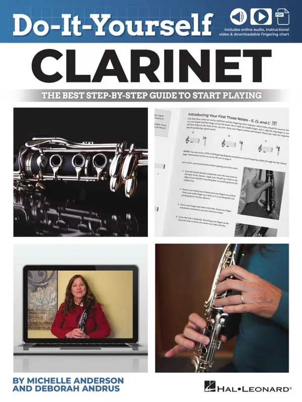 Hal Leonard Do-It-Yourself Clarinet The Best Step-by-Step Guide to Start Playing - Anderson/Andrus - Book/Media Online Petit Prix