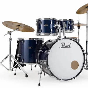 Vente Directe Pearl Roadshow 5-Piece Drum Kit (22,10,12,16,SD) with Hardware and Cymbals - Royal Blue