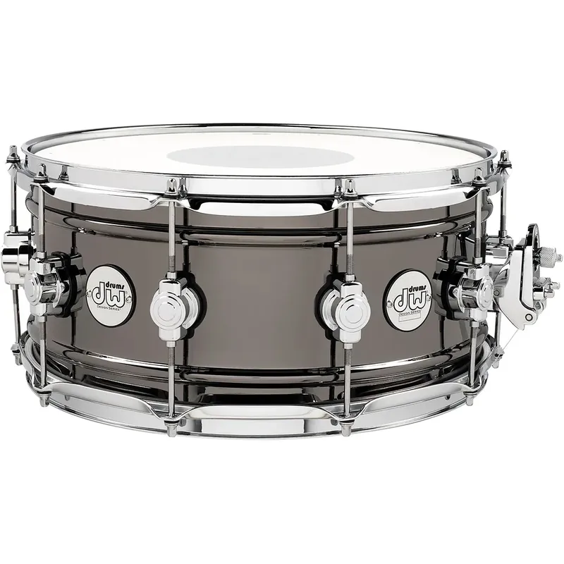 DW Design Caisse Claire 14"x 6.5" Black Nickel Over Brass Commander Vite