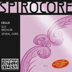 Acheter Direct THOMASTIK SPIROCORE CELLO 1/2 - RE ACIER CHROME