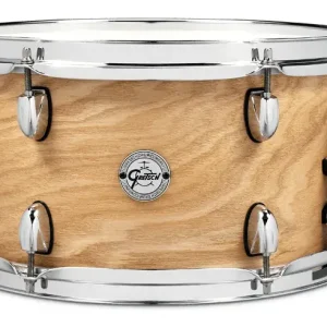 GRETSCH Full Range Caisse Claire 13"x 7" Ash - Satin Natural Top Vente
