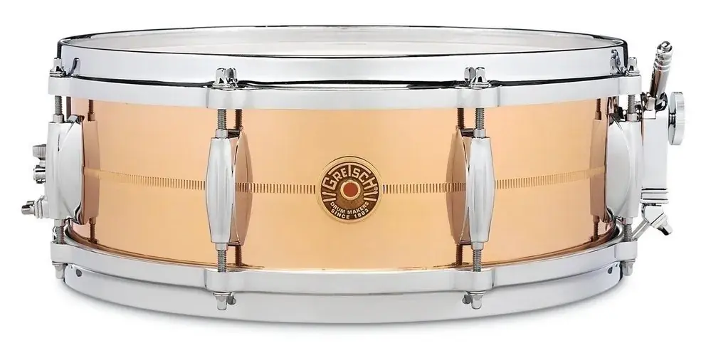 Solde GRETSCH USA Custom Caisse Claire 14"x 5" USA - G4160B - Bronze