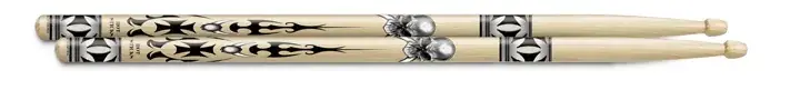 Expédié Aujourd'hui HOTSTICKS Baguettes 5A Gray Skull