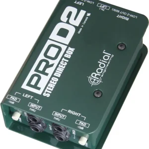 Meilleur Prix Radial Pro D2 Passive 2-ch DI Box w/Eclipse Xfmr