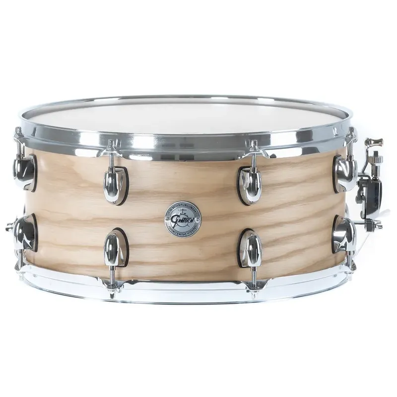 Jusqu'à Épuisement Des Stocks GRETSCH Full Range Caisse Claire 14"x 6,5" Ash - Satin Natural