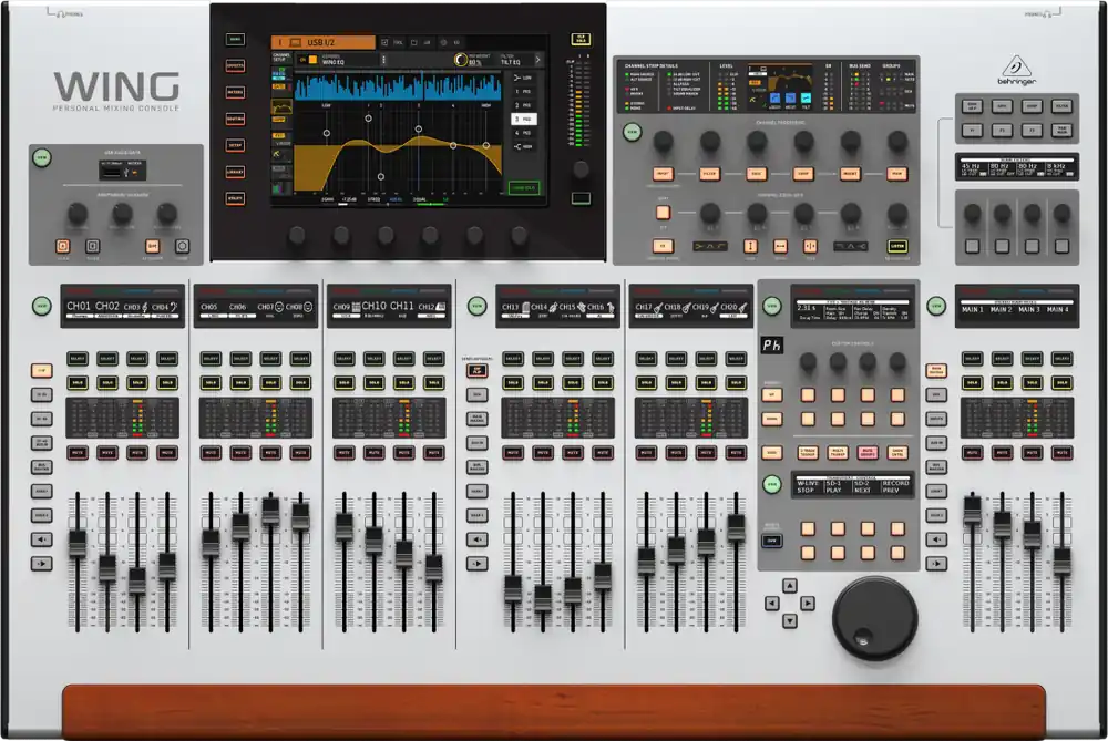 Behringer Wing 48-Channel 28-Bus Digital Mixer with Touch Screen Meilleur Prix