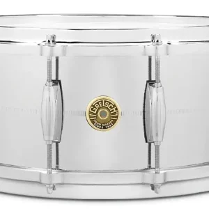 GRETSCH USA Custom Caisse Claire 14"x 6,5" Laiton - Chrome Over Brass Prix Bas